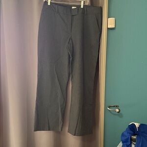 Worthington Black Pinstripe Trousers